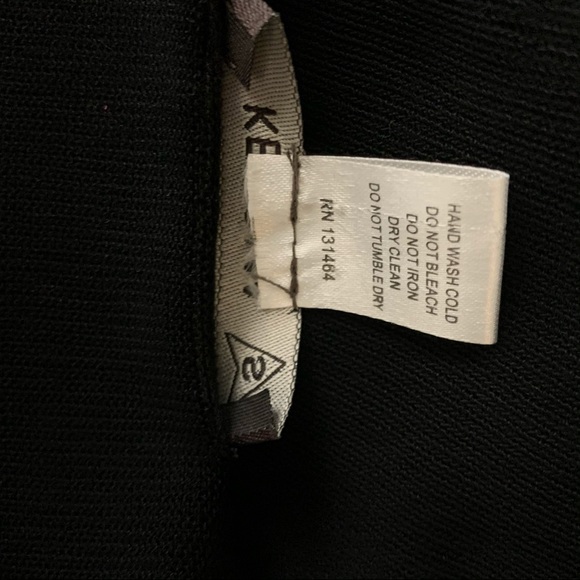 Kerisma Black Knit Poncho Style Top S - Picture 10 of 10